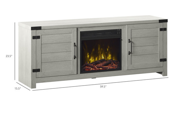 Guadalupe tv stand with fireplace discount